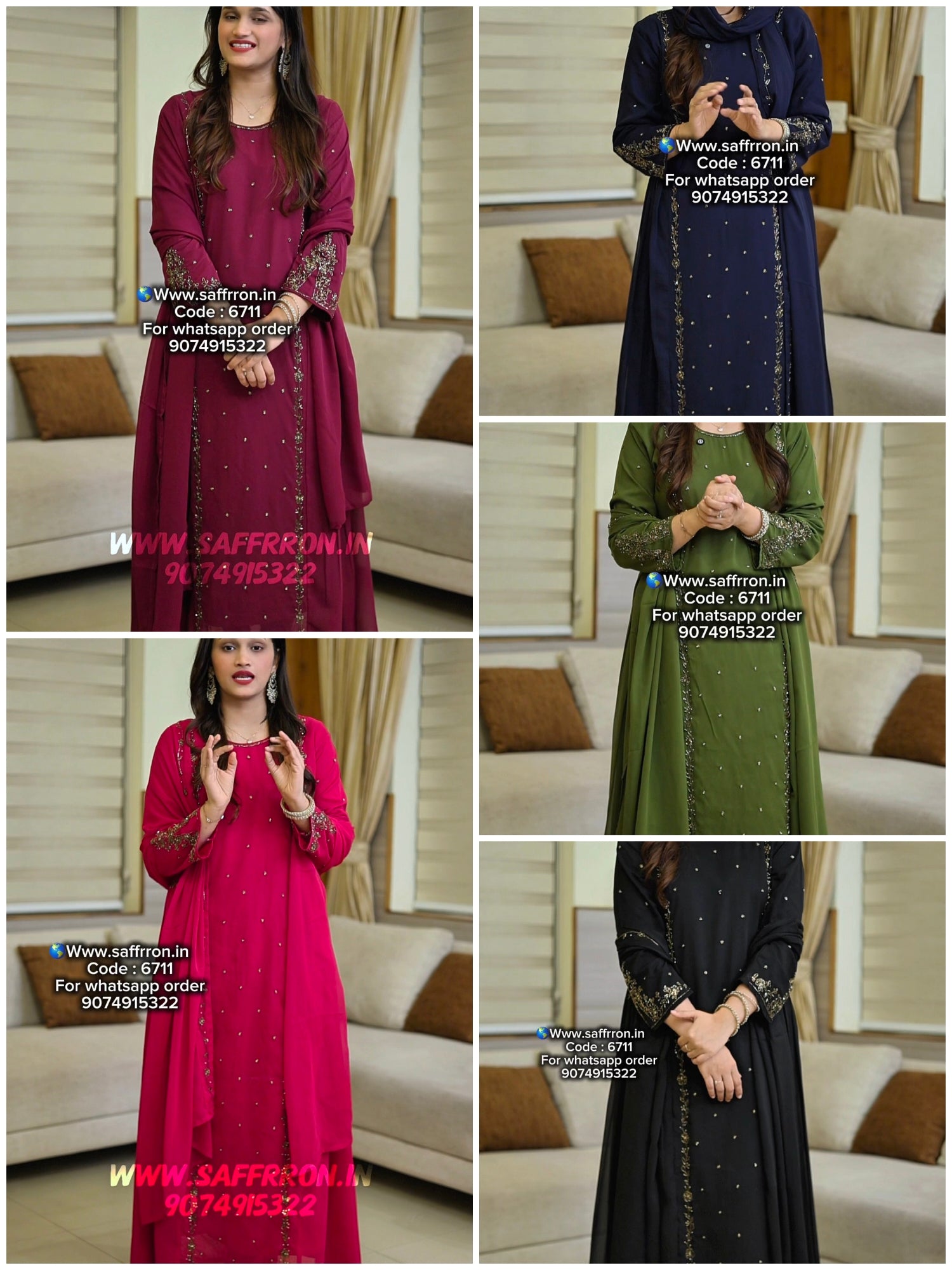 Hand work salwar set
